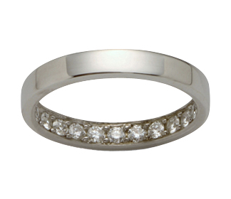 Can't Buy Me Love .63ct | Eternity Ring - Click Image to Close
